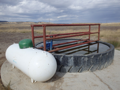 GDMBR: That's the cattle tank that was saving our keesters.